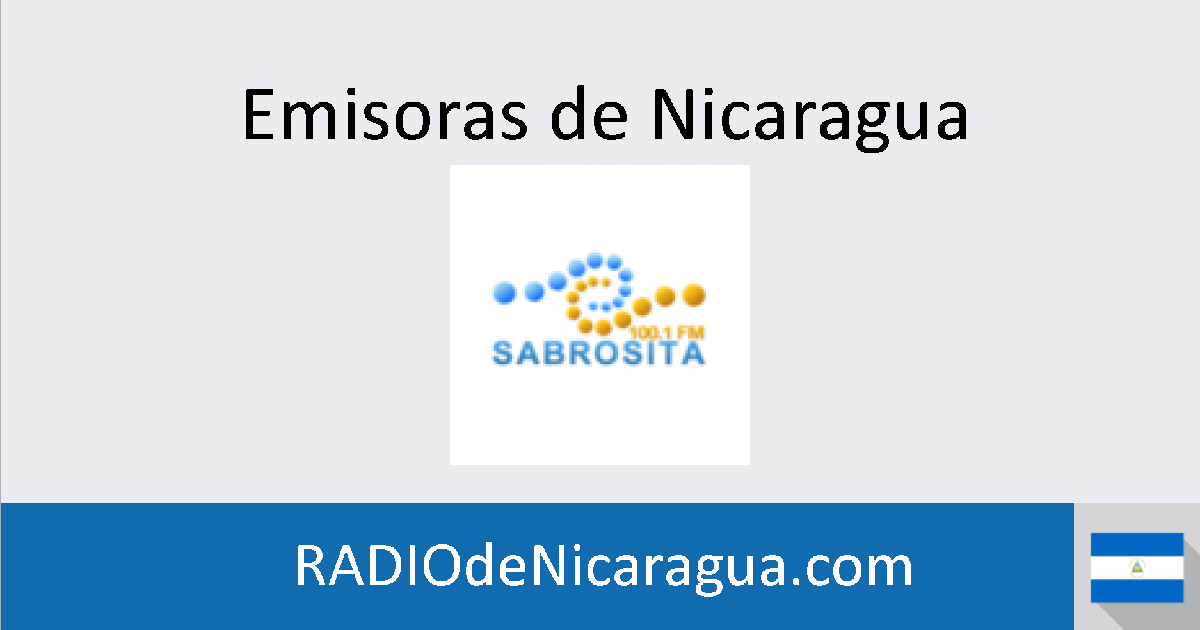 Radio Sabrosita en vivo Radios de Nicaragua